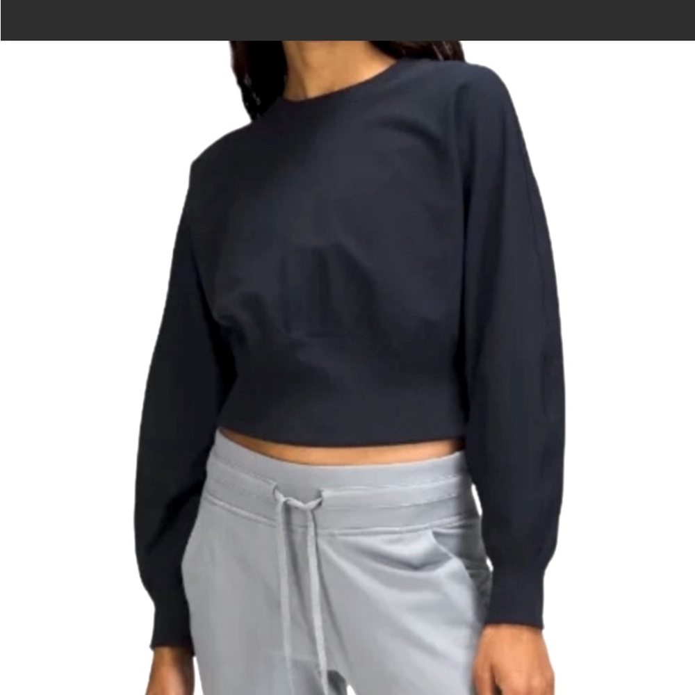 Lululemon cropped sweatshirt